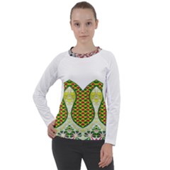 Im Fourth Dimension Colour 5 Women s Long Sleeve Raglan Tee