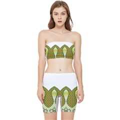 Im Fourth Dimension Colour 5 Stretch Shorts And Tube Top Set