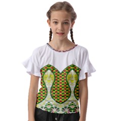 Im Fourth Dimension Colour 5 Kids  Cut Out Flutter Sleeves