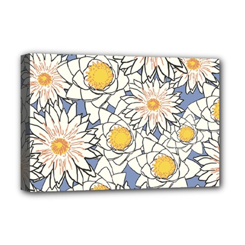 Flowers Deluxe Canvas 18  X 12  (stretched)