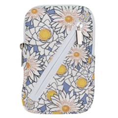 Flowers Belt Pouch Bag (large) by nate14shop