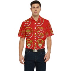 Emotion Men s Short Sleeve Pocket Shirt  by nate14shop