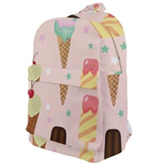 Cute-pink-ice-cream-and-candy-seamless-pattern-vector Classic Backpack by nate14shop