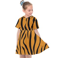 Animal-tiger Kids  Sailor Dress