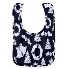 Backdrop-black-white,christmas Baby Bib by nate14shop