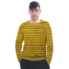 Bamboo-yellow Men s Long Sleeve Raglan Tee