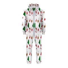 Christmas Tree,santa Hooded Jumpsuit (kids) by nate14shop