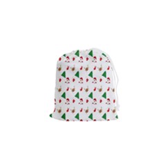 Christmas Tree,santa Drawstring Pouch (xs) by nate14shop