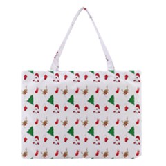 Christmas Tree,santa Medium Tote Bag by nate14shop