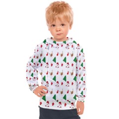 Christmas Tree,santa Kids  Hooded Pullover by nate14shop