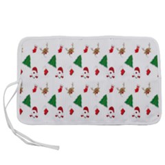 Christmas Tree,santa Pen Storage Case (l) by nate14shop