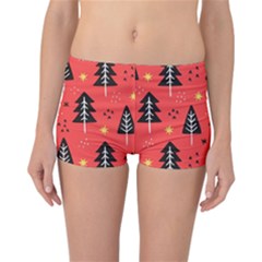 Christmas Tree,snow Star Reversible Boyleg Bikini Bottoms by nate14shop