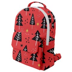 Christmas Tree,snow Star Flap Pocket Backpack (small) by nate14shop