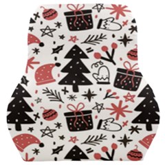 Christmas Tree-background-jawelry Bel,gift Car Seat Back Cushion 