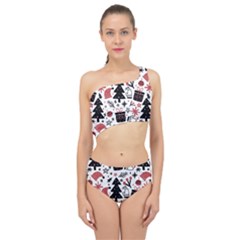 Christmas Tree-background-jawelry Bel,gift Spliced Up Two Piece Swimsuit by nate14shop