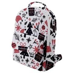 Christmas Tree-background-jawelry Bel,gift Flap Pocket Backpack (small) by nate14shop