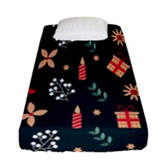 Christmas-birthday Gifts Fitted Sheet (single Size) by nate14shop