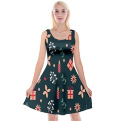 Christmas-birthday Gifts Reversible Velvet Sleeveless Dress by nate14shop