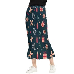 Christmas-birthday Gifts Maxi Fishtail Chiffon Skirt by nate14shop