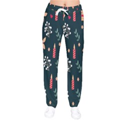 Christmas-birthday Gifts Women Velvet Drawstring Pants by nate14shop