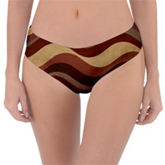 Backgrounds-lines Dark Reversible Classic Bikini Bottoms by nate14shop