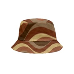 Backgrounds-lines Dark Bucket Hat (kids) by nate14shop