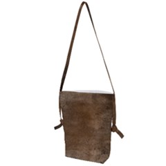 Background-wood Pattern Dark Folding Shoulder Bag by nate14shop