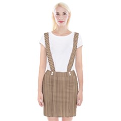 Background-wood Pattern Braces Suspender Skirt by nate14shop