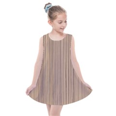 Background-wood Pattern Kids  Summer Dress by nate14shop