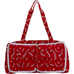 Christmas Pattern,love Red Multi Function Bag