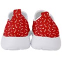 Christmas Pattern,love Red Men s Slip On Sneakers View4