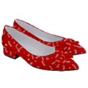 Christmas Pattern,love Red Women s Bow Heels View3