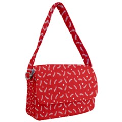 Christmas Pattern,love Red Courier Bag by nate14shop