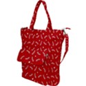 Christmas Pattern,love Red Shoulder Tote Bag View1