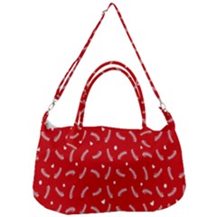 Christmas Pattern,love Red Removal Strap Handbag by nate14shop