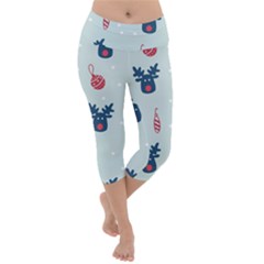 Christmas-jewelry Bell Lightweight Velour Capri Yoga Leggings