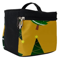 Christmas Tree,yellow Make Up Travel Bag (small) by nate14shop