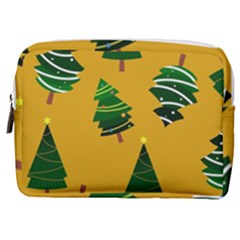 Christmas Tree,yellow Make Up Pouch (medium) by nate14shop