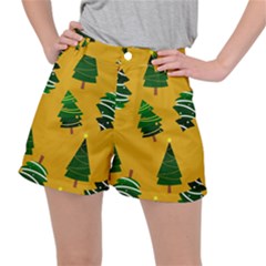 Christmas Tree,yellow Ripstop Shorts by nate14shop