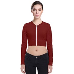 Christmas-maroon Long Sleeve Zip Up Bomber Jacket by nate14shop