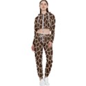 Giraffe Cropped Zip Up Lounge Set View1