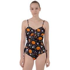 Halloween Pattern 3 Sweetheart Tankini Set by designsbymallika