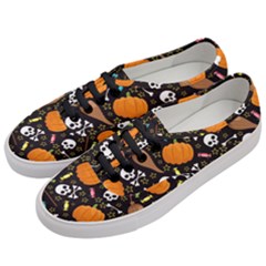 Halloween Pattern 3 Women s Classic Low Top Sneakers by designsbymallika