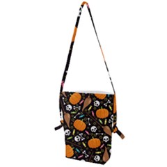 Halloween Pattern 3 Folding Shoulder Bag by designsbymallika