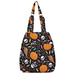 Halloween Pattern 3 Center Zip Backpack by designsbymallika