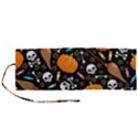 Halloween Pattern 3 Roll Up Canvas Pencil Holder (M) View1