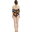 Halloween Pattern 3 Halter Flowy Bikini Set  View2