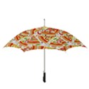 Pizza Love Straight Umbrellas View3