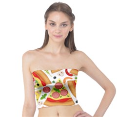 Pizza Love Tube Top by designsbymallika