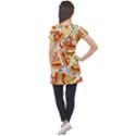 Pizza Love Puff Sleeve Tunic Top View2